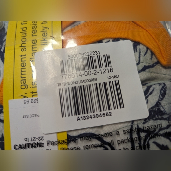 Baby Gap Dinosaurs PJ Set Various Sizes - Picture 3 of 12